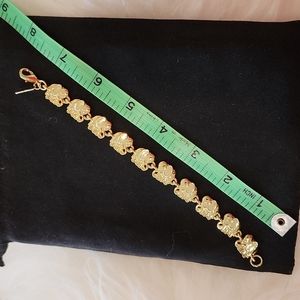 Lilly gold elephant bracelet